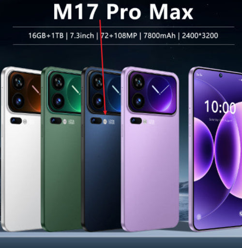 New M17 Pro Max Phone With A Large Screen