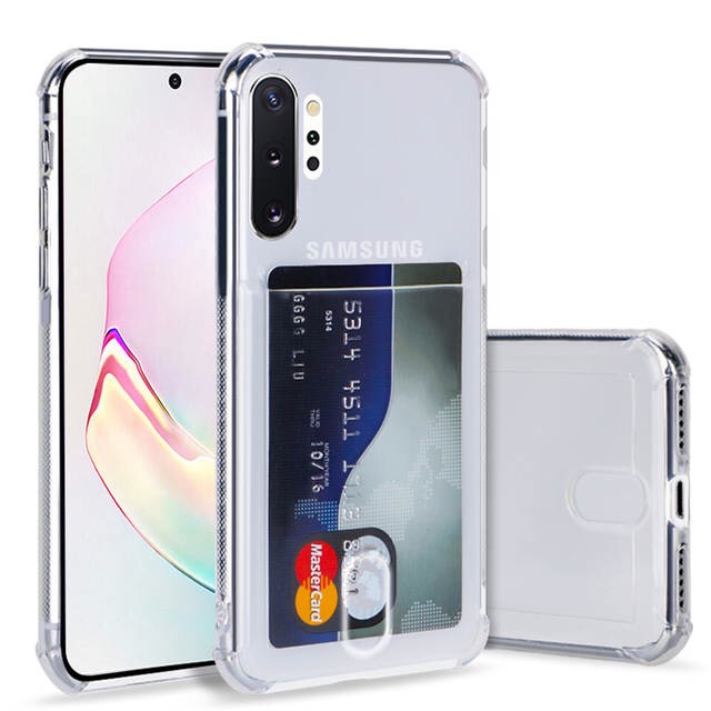 For Samsung S20 S10 5G Note10 9 S10+ Note 20 Card Case