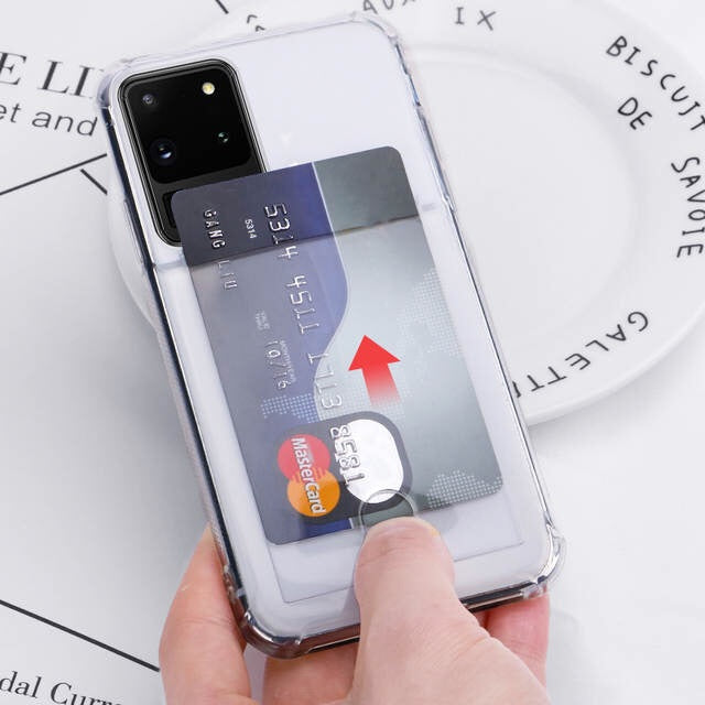 For Samsung S20 S10 5G Note10 9 S10+ Note 20 Card Case