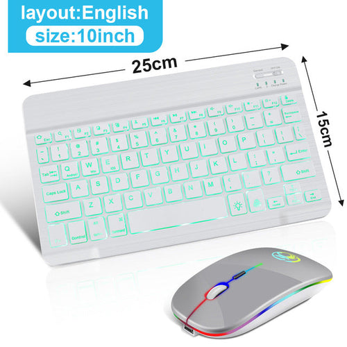Tablet PC External Wireless Bluetooth Keyboard And Mouse Set