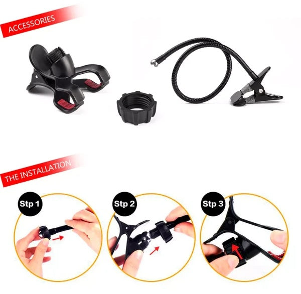 Universal Lazy Mobile Phone Gooseneck Stand Holder Flexible Bed Desk