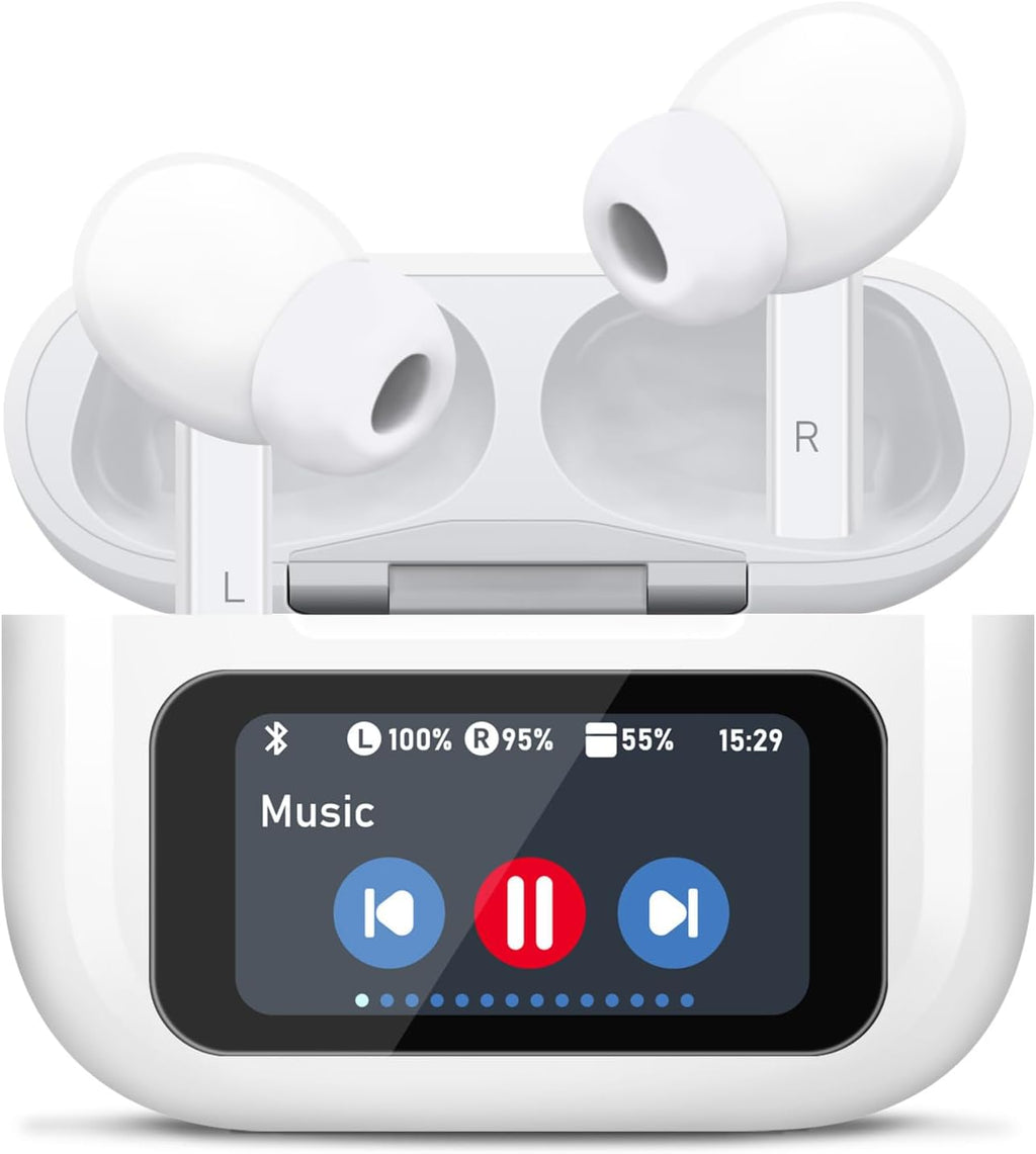 Wireless Earbuds, 5.4 Bluetooth Headphones With Touch Screen Ear Buds,