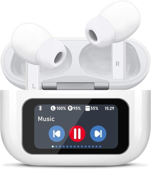 Wireless Earbuds, 5.4 Bluetooth Headphones With Touch Screen Ear Buds,