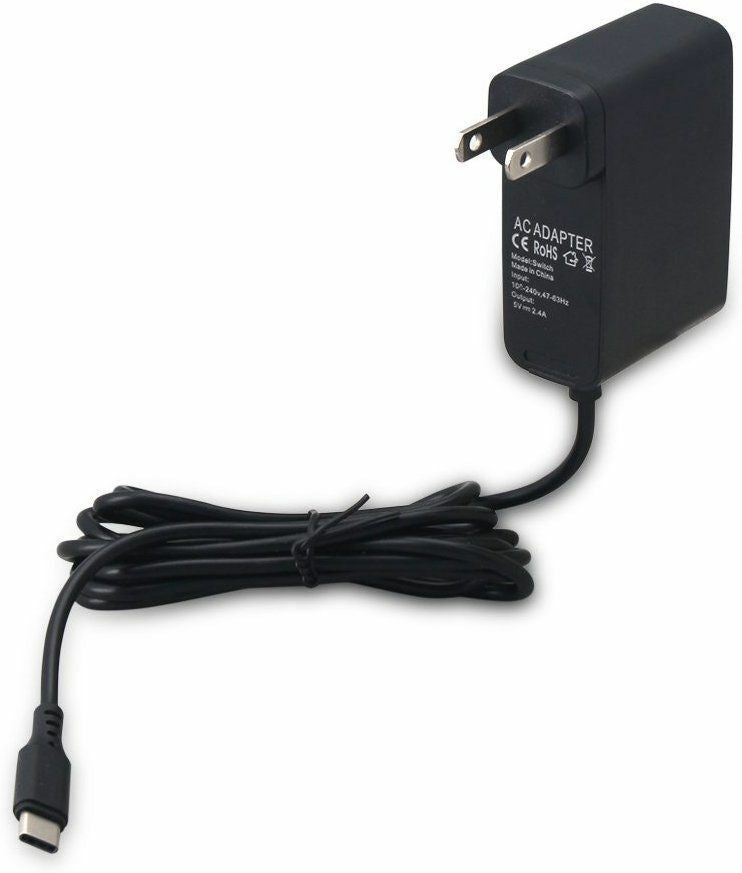 For Nintendo Switch AC Power Supply Adapter Home Wall Travel Charger