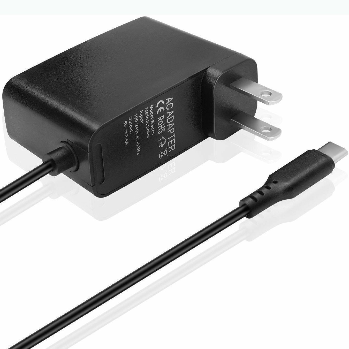 For Nintendo Switch AC Power Supply Adapter Home Wall Travel Charger