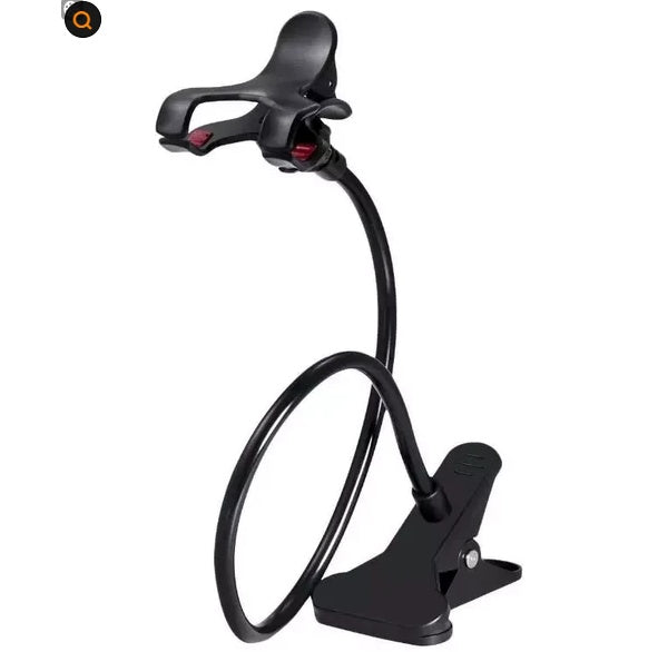 Universal Lazy Mobile Phone Gooseneck Stand Holder Flexible Bed Desk